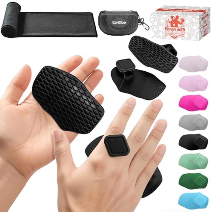 Workout Glove Gym - Large Silicone Workout Grips Kit with