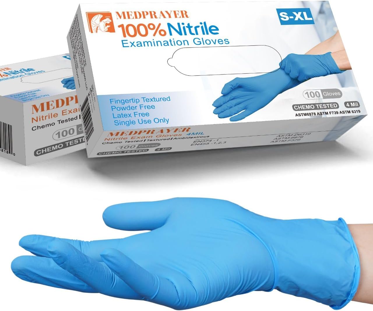 Exam Glove Nitrile - 4 Mil Nitrile Exam Gloves, Latex