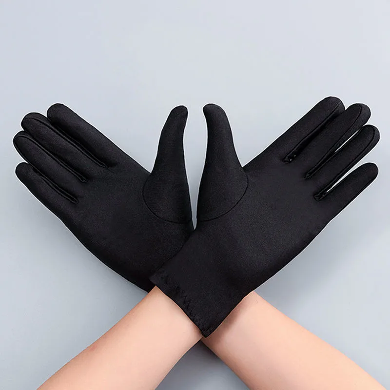 Leather Driving Glove - Autumn Summer Thin Ice Silk Gloves