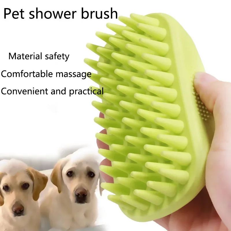 Rubber Glove Cleaning - Pet Bath Brush Rubber Comb Hair