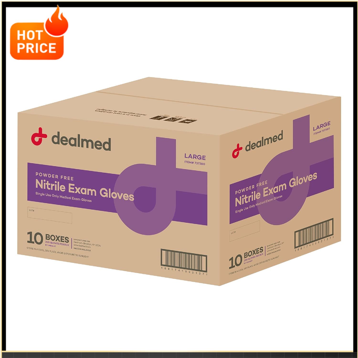 Exam Glove Nitrile - BestsellerMedical Exam Gloves – 2000 Count