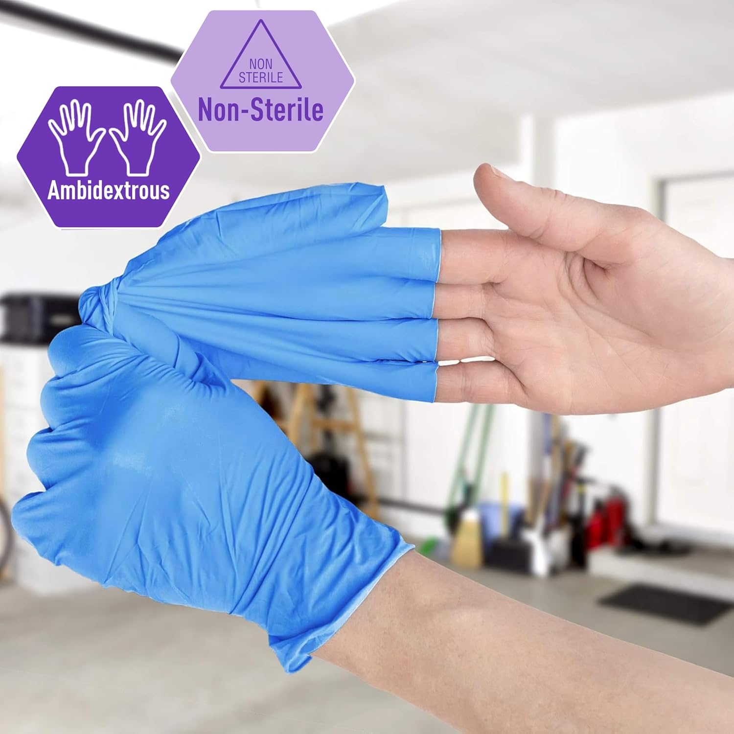 Nitrile/Vinyl Blend Exam Glove - Exam Glove Nitrile ulasan dan harga