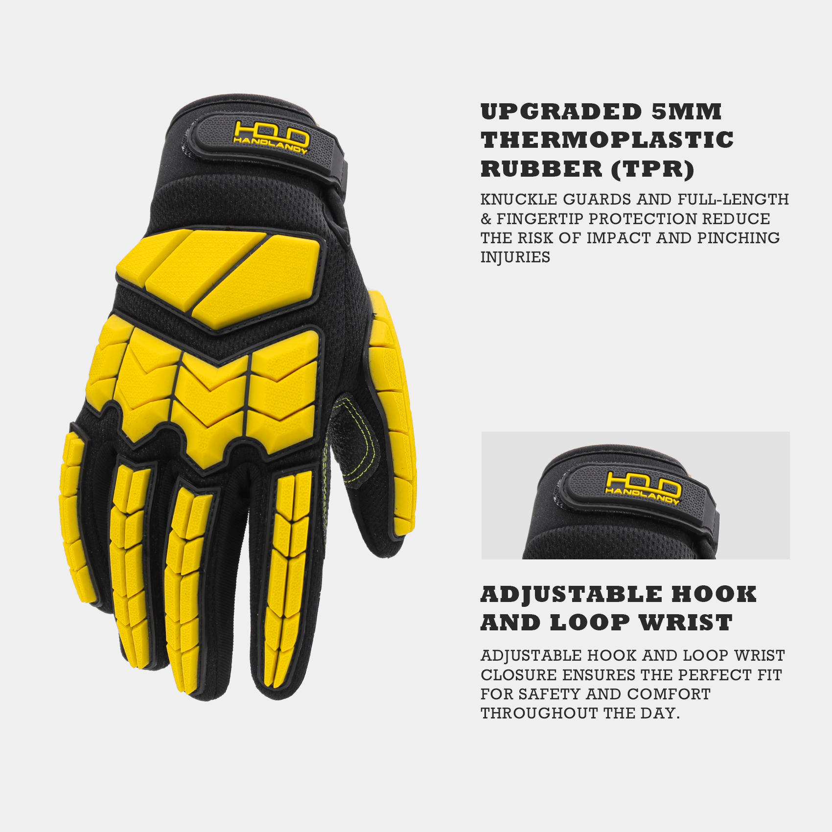 HANDLANDY Anti-Vibration Glove - Work Glove Impact ulasan dan harga