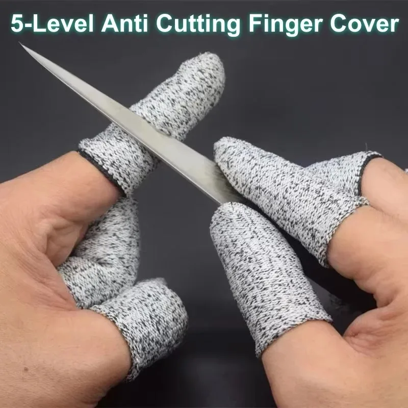50PCS  Anti-Cut Finger Cots Pr - Cut Resistant Glove ulasan dan harga