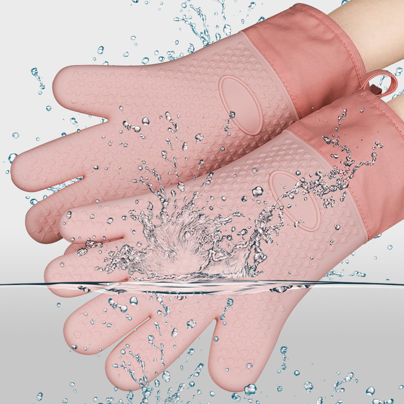 Silicone Oven Gloves Heat Resi - Oven Mitt Silicone ulasan dan harga