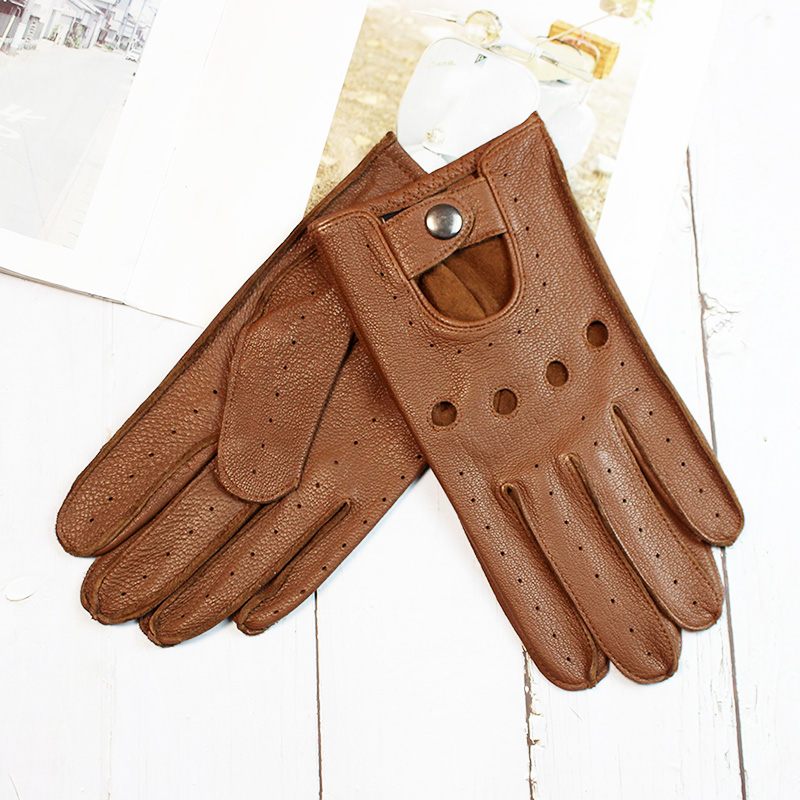 Summer Driving Deerskin Full F - Leather Driving Glove ulasan dan harga