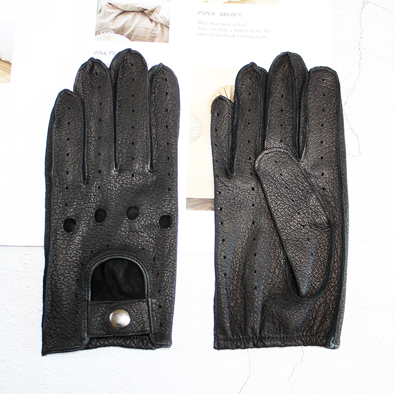 Summer Driving Deerskin Full F - Leather Driving Glove ulasan dan harga
