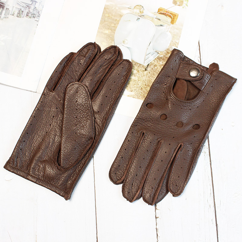 Summer Driving Deerskin Full F - Leather Driving Glove ulasan dan harga