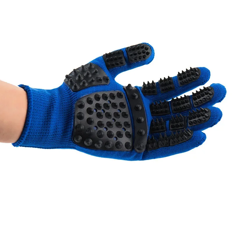 1PC Pet Hair Grooming Gloves C - Rubber Glove Cleaning ulasan dan harga