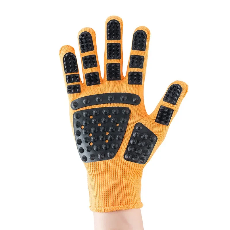 1PC Pet Hair Grooming Gloves C - Rubber Glove Cleaning ulasan dan harga