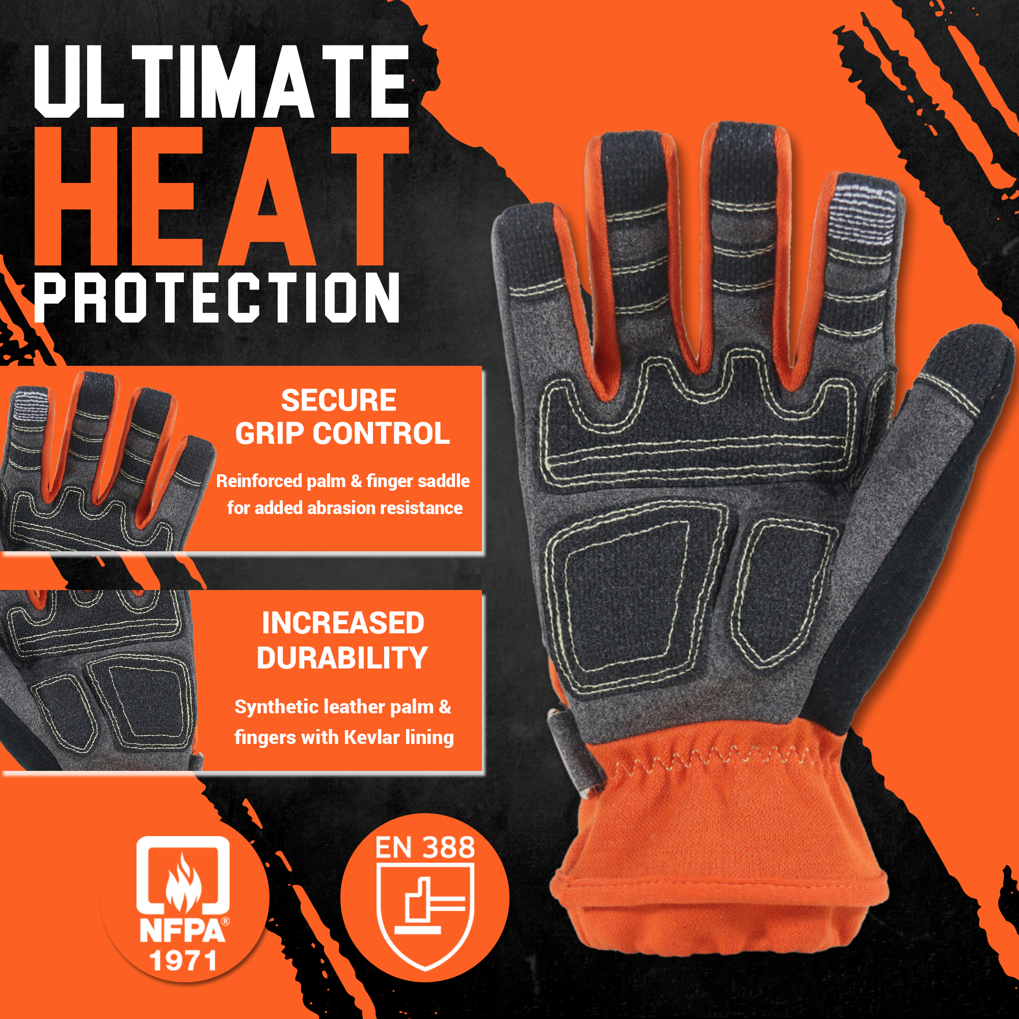HANDLANDY fireproofing synthet - Work Glove Impact ulasan dan harga