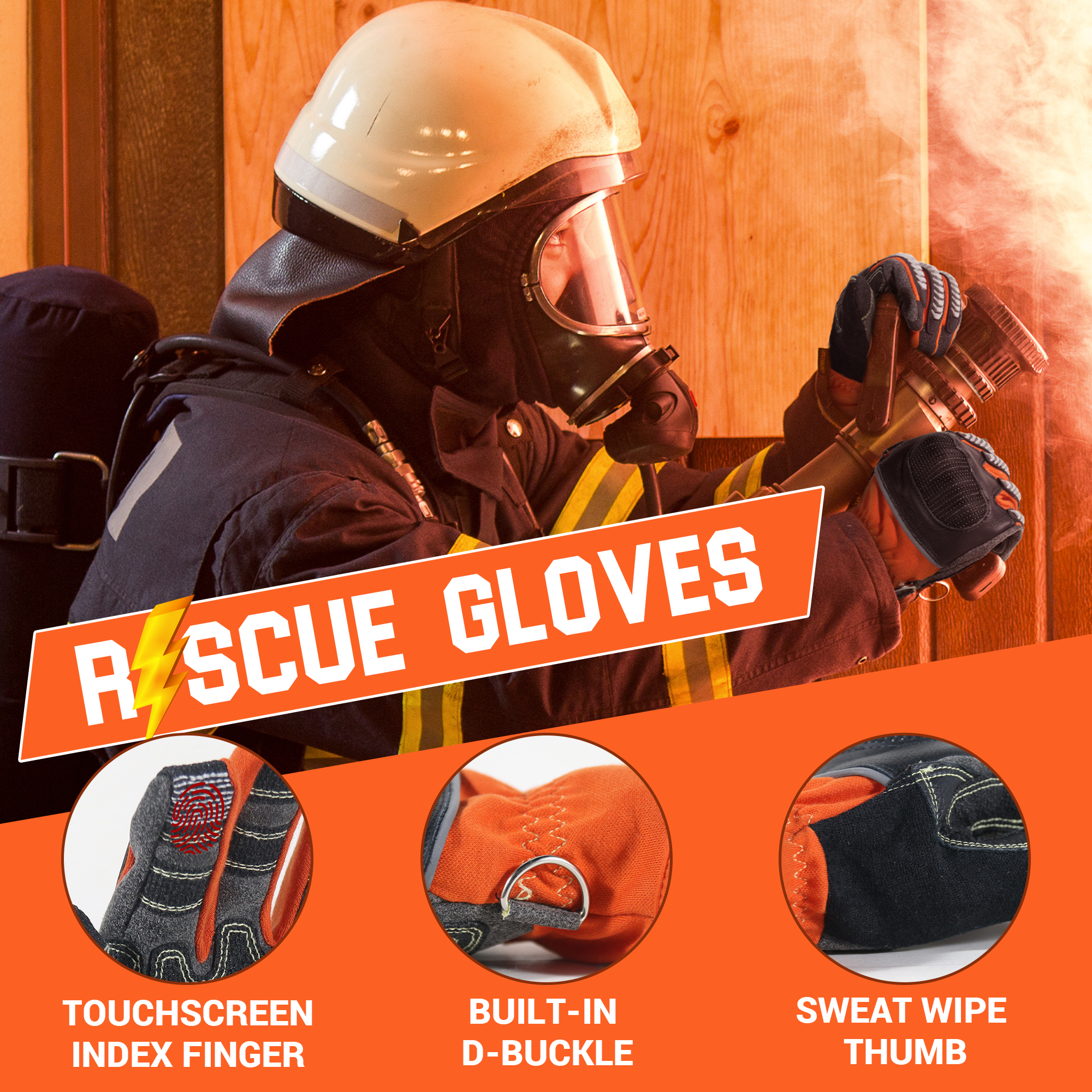 HANDLANDY fireproofing synthet - Work Glove Impact ulasan dan harga