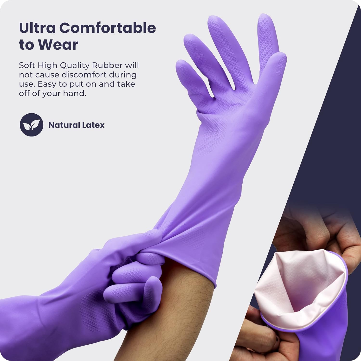 3/6/12/60 Pairs Dishwashing Gl - Rubber Glove Cleaning ulasan dan harga