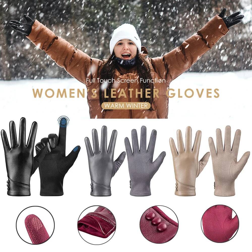 Women Gloves Touch Screen Wool - Wool Glove Lined ulasan dan harga
