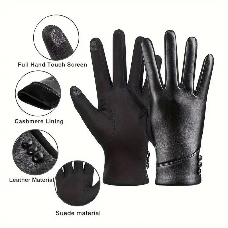 Women Gloves Touch Screen Wool - Wool Glove Lined ulasan dan harga