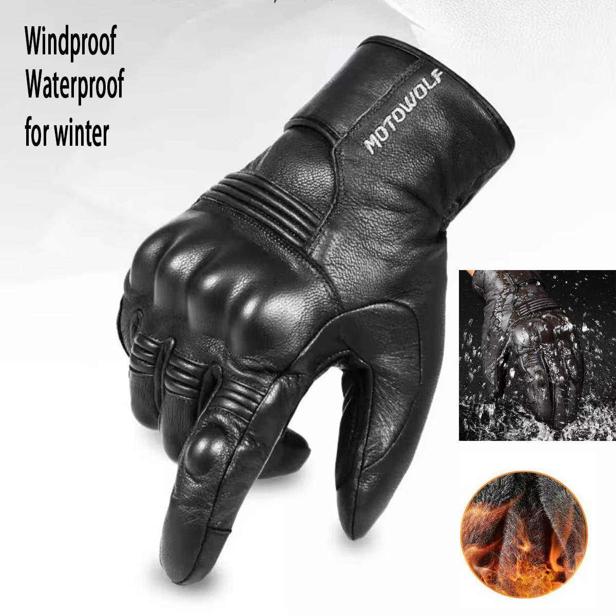 Leather Motorcycle Gloves Men' - Motorcycle Glove Knuckle ulasan dan harga