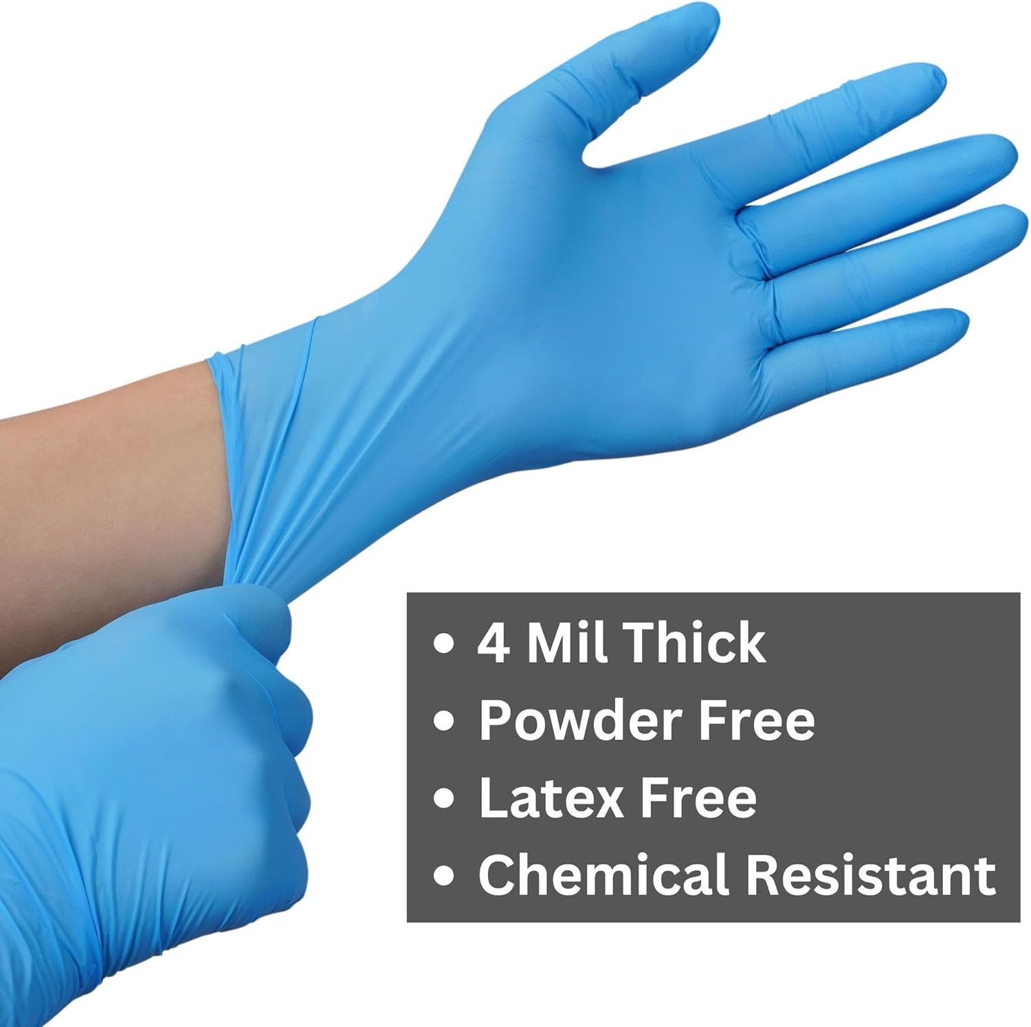 4 Mil Nitrile Exam Gloves, Lat - Exam Glove Nitrile ulasan dan harga