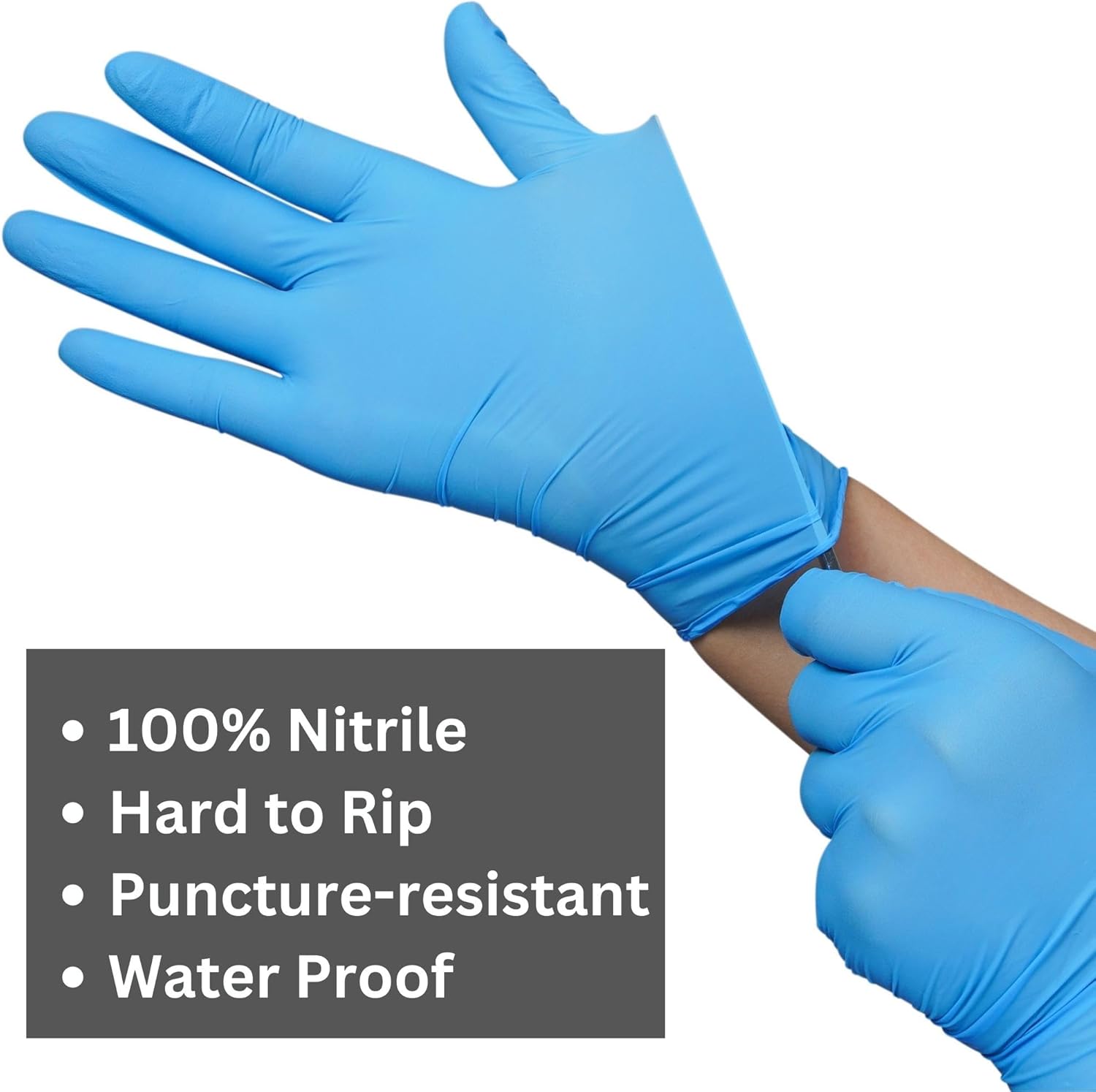 4 Mil Nitrile Exam Gloves, Lat - Exam Glove Nitrile ulasan dan harga