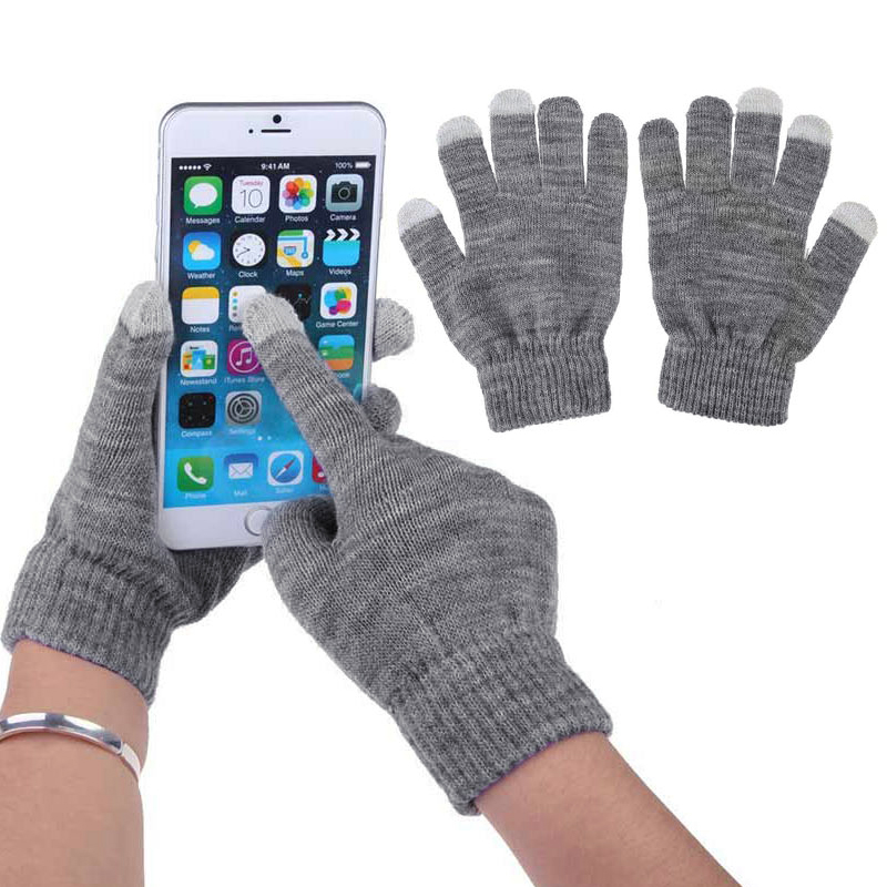 1 Pair Unisex Winter Warm Capa - Touchscreen Glove Capacitive ulasan dan harga