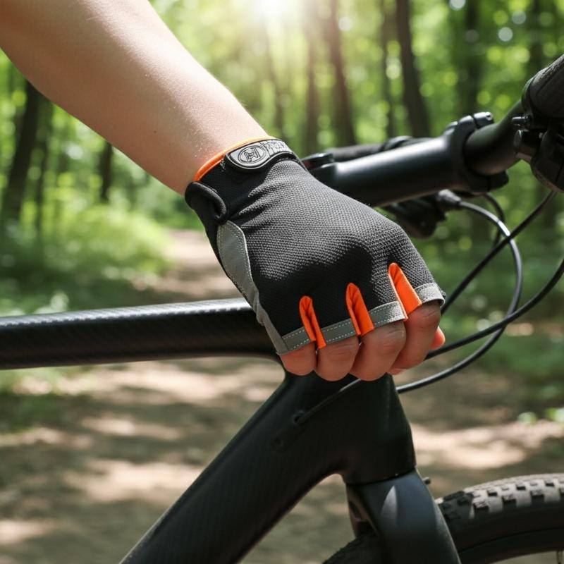 Half Finger Cycling Gloves Men - Cycling Glove Padded ulasan dan harga
