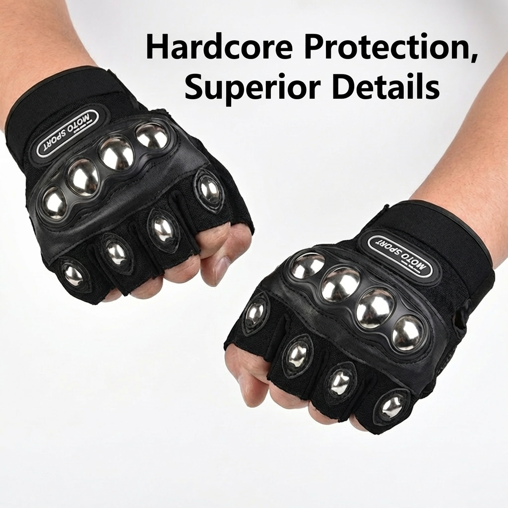 Steel Shell Knuckle Protection - Motorcycle Glove Knuckle ulasan dan harga