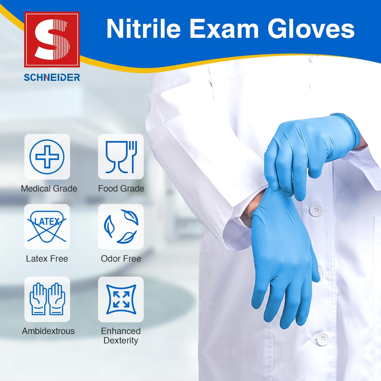 Nitrile Exam Gloves, Medical G - Exam Glove Nitrile ulasan dan harga