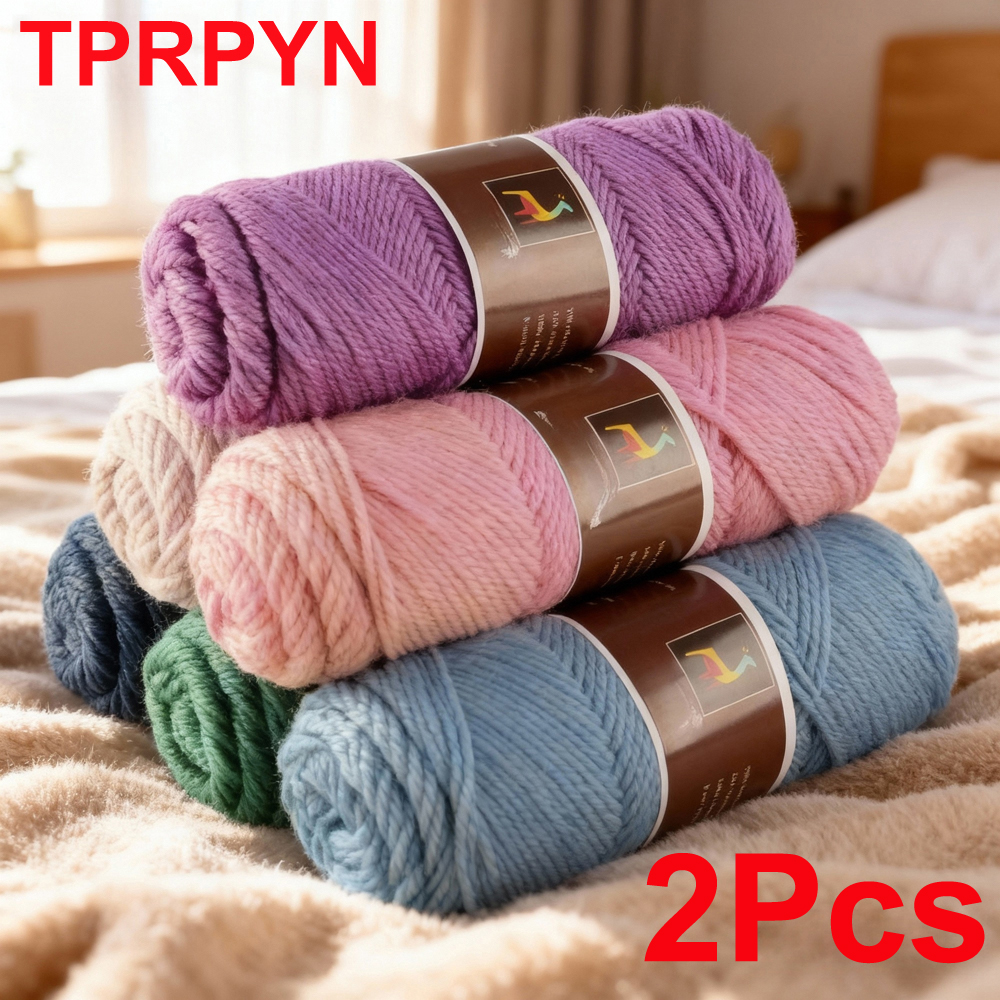 2Pcs total 200g Hand knitting  - Wool Glove Lined ulasan dan harga