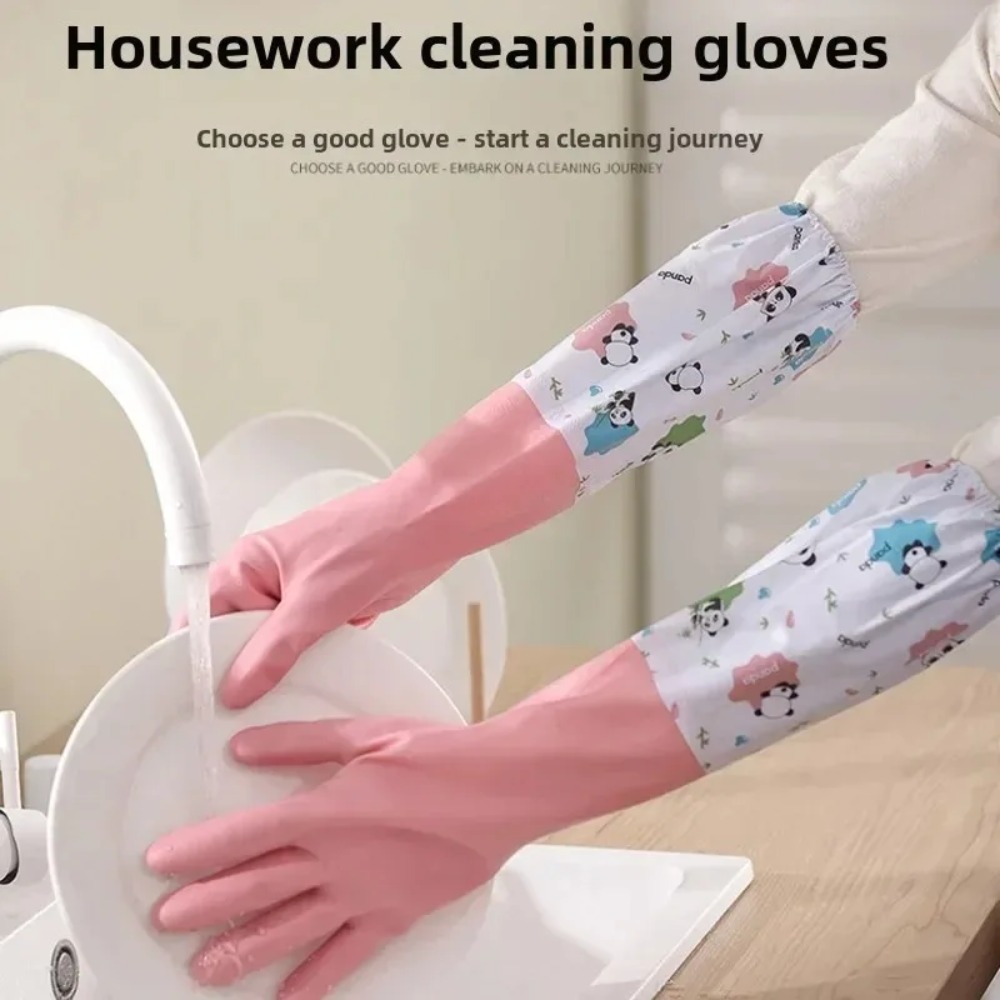 Women's Durable Extended Water - Dish Glove Rubber ulasan dan harga