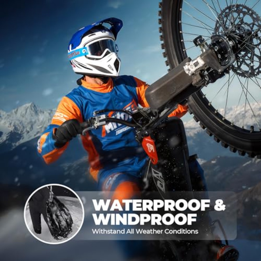 krosa Winter Gloves For Men Wo - Ski Glove Waterproof ulasan dan harga
