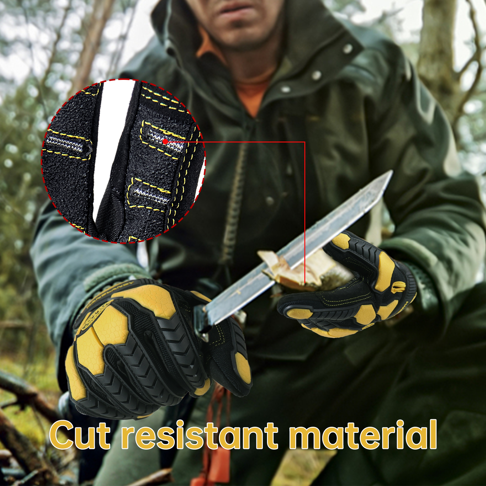 PVC Reinforced Impact Protecti - Work Glove Impact ulasan dan harga