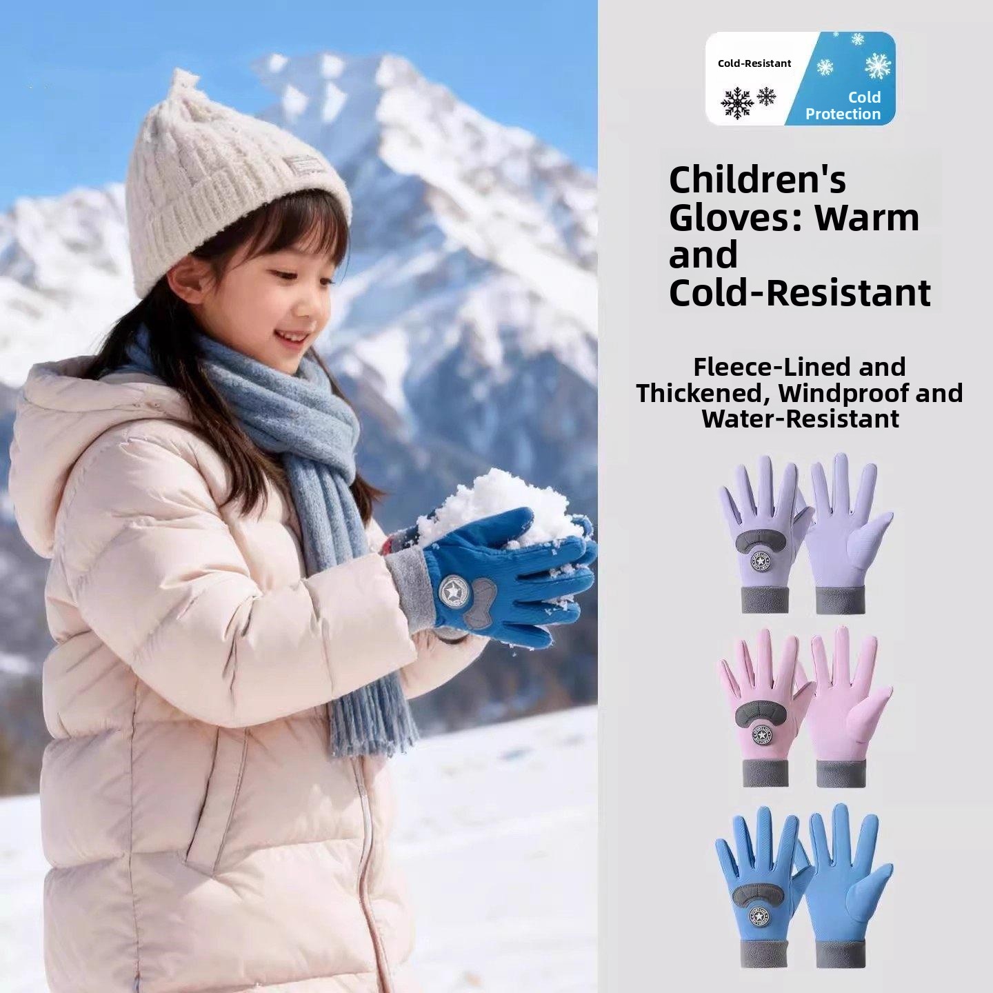 Children's Ski Gloves Winter W - Winter Glove Insulated ulasan dan harga