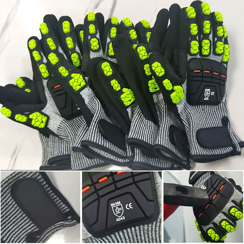 HPPE anti-cutting gloves, TPR  - Cut Resistant Glove ulasan dan harga