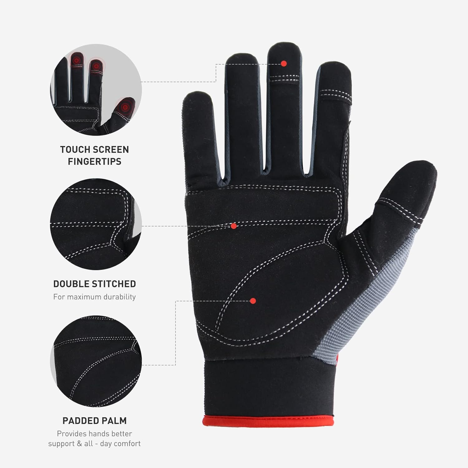 Anti-Vibration Gloves Work for - Work Glove Impact ulasan dan harga