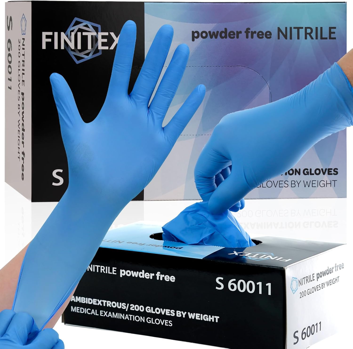 Blue Nitrile Exam Gloves - 200 - Exam Glove Nitrile ulasan dan harga