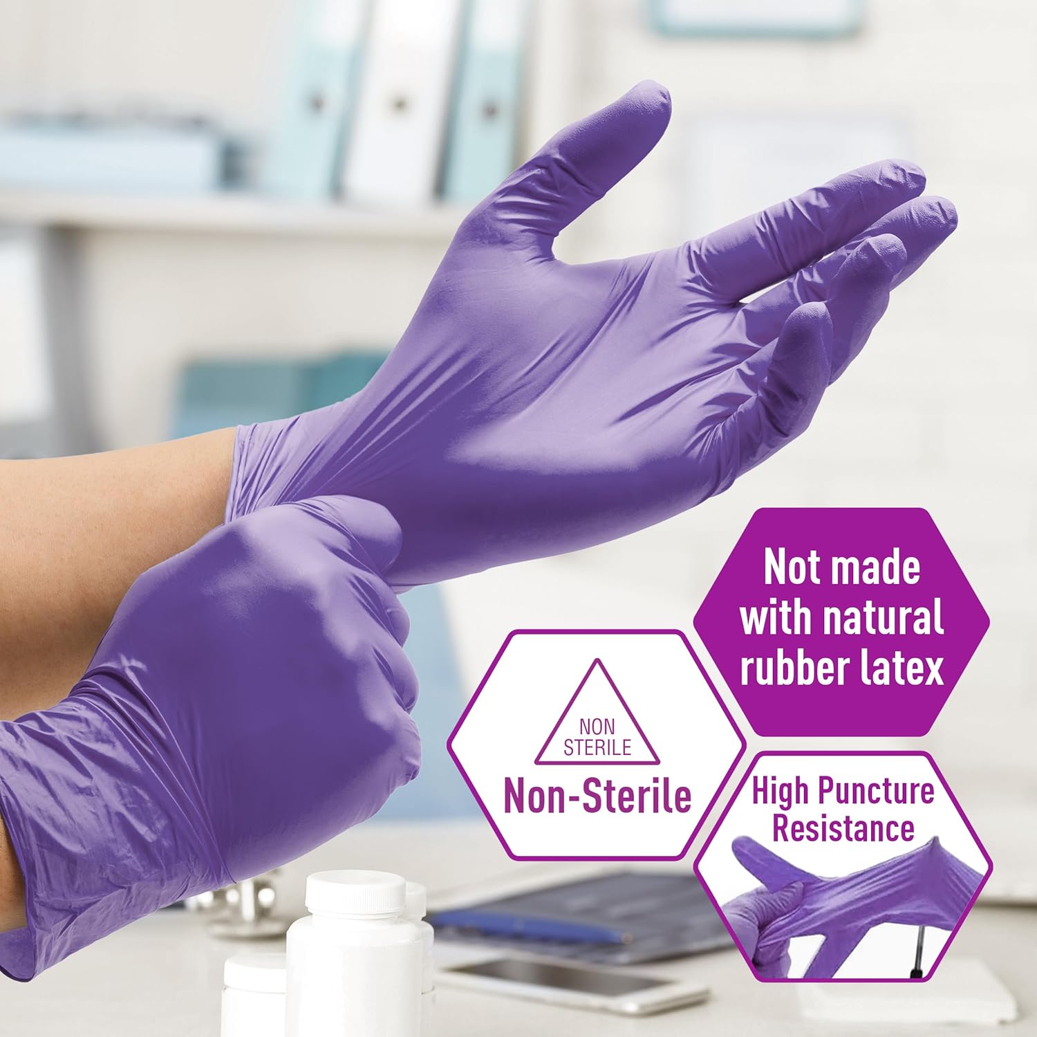 Powder-Free Nitrile Exam Glove - Exam Glove Nitrile ulasan dan harga