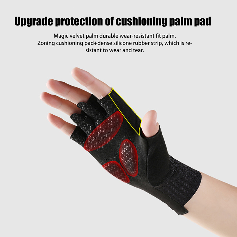 Summer Breathable Half Finger  - Cycling Glove Padded ulasan dan harga