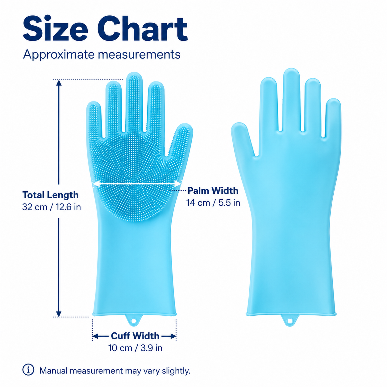 1 Pair Silicone Cleaning Glove - Dish Glove Rubber ulasan dan harga