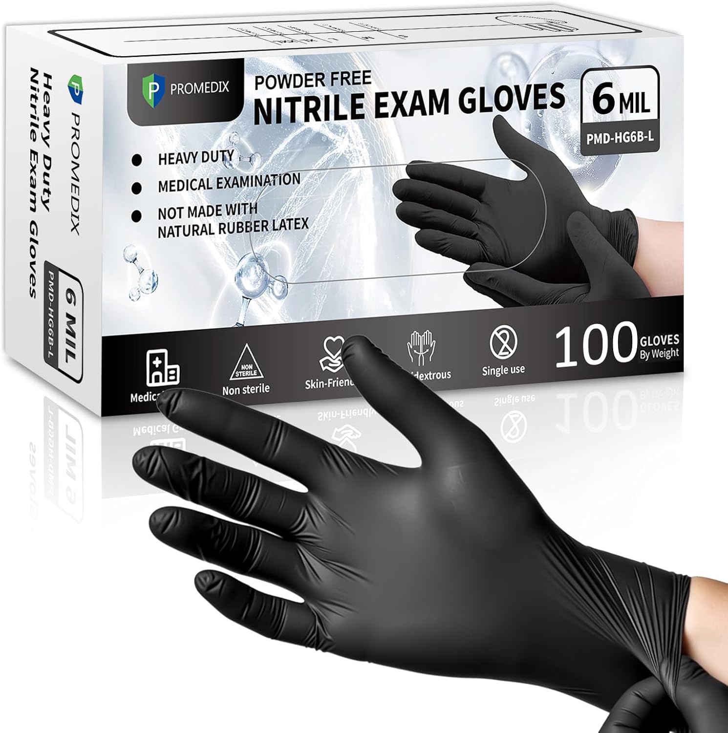 6Mil Disposable Nitrile Gloves - Exam Glove Nitrile ulasan dan harga