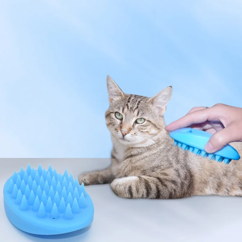 Pet Bath Brush Rubber Comb Hai - Rubber Glove Cleaning ulasan dan harga