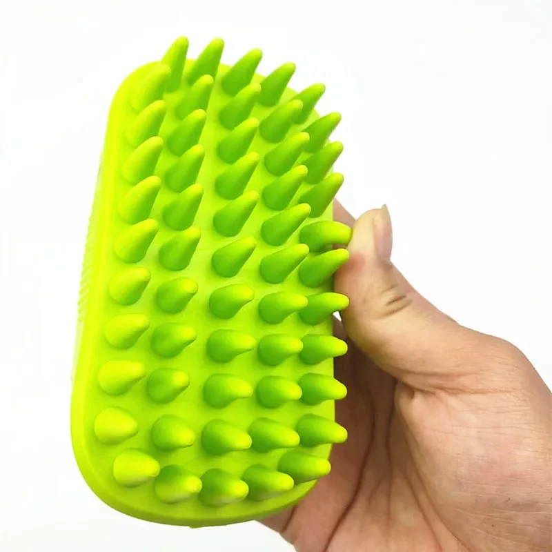 Pet Bath Brush Rubber Comb Hai - Rubber Glove Cleaning ulasan dan harga