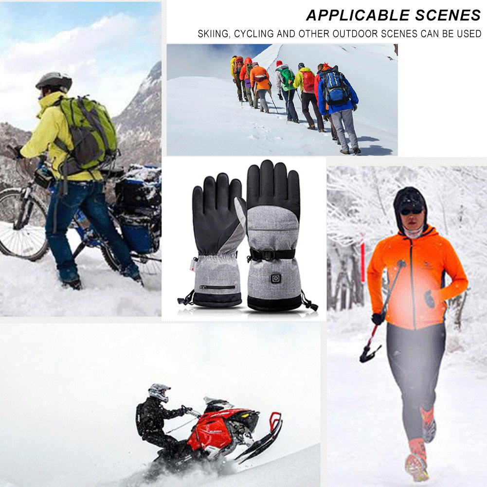 Electric Heated Gloves Men Wom - Ski Glove Waterproof ulasan dan harga
