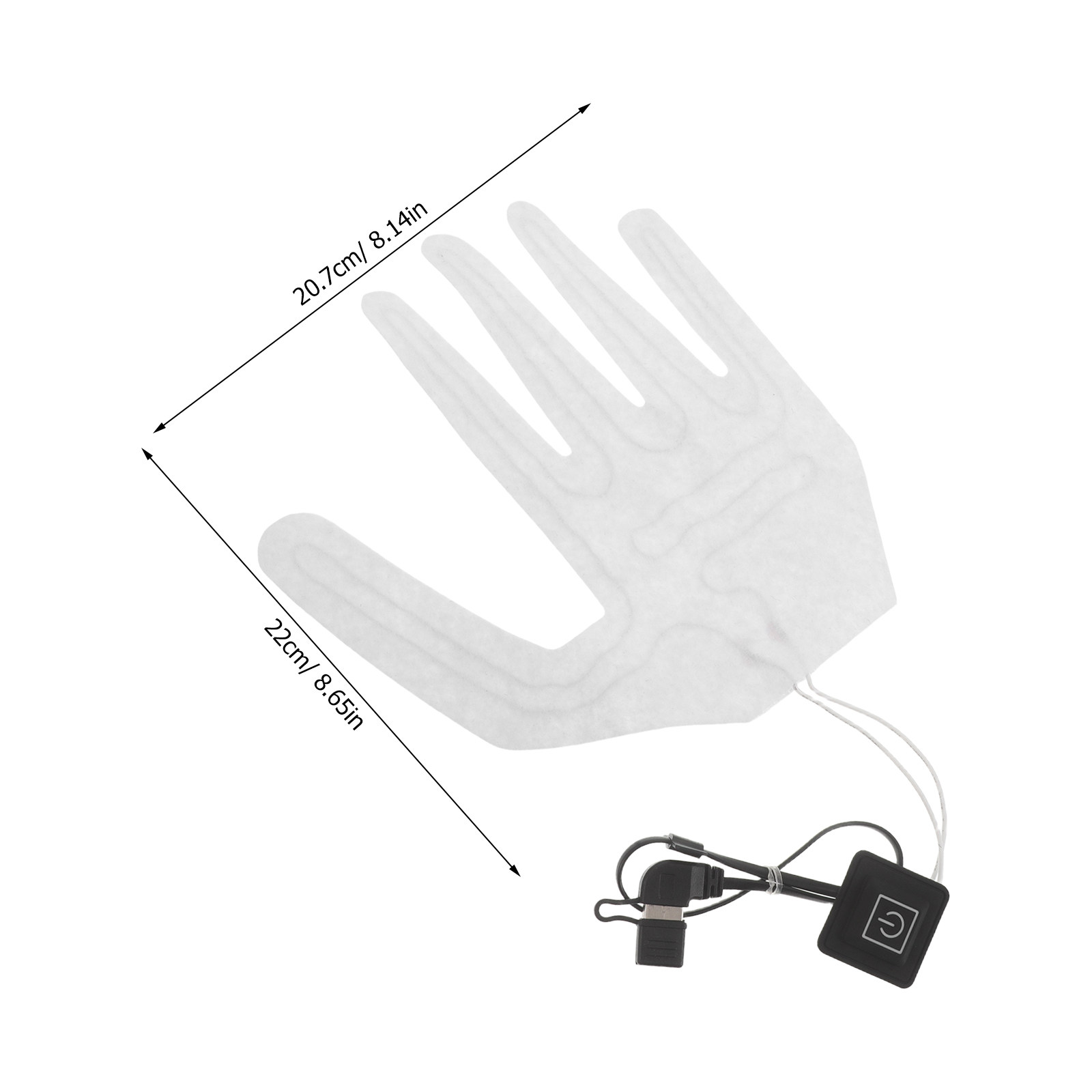 2Pcs Full Finger Electric Heat - Cycling Glove Padded ulasan dan harga