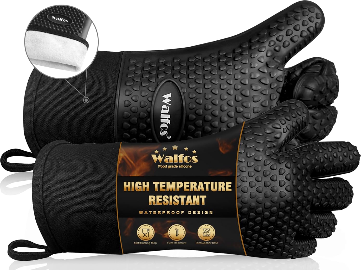 Heat Resistant Silicone BBQ Gl - Heat Resistant Glove ulasan dan harga