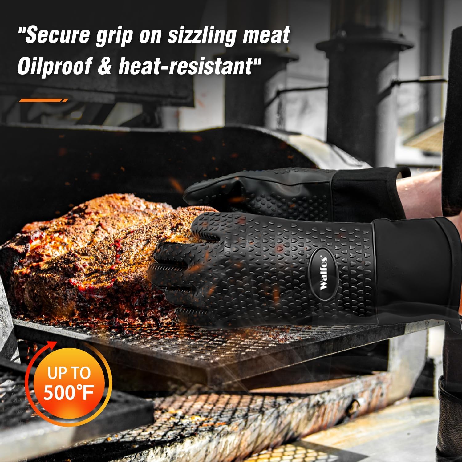 Heat Resistant Silicone BBQ Gl - Heat Resistant Glove ulasan dan harga
