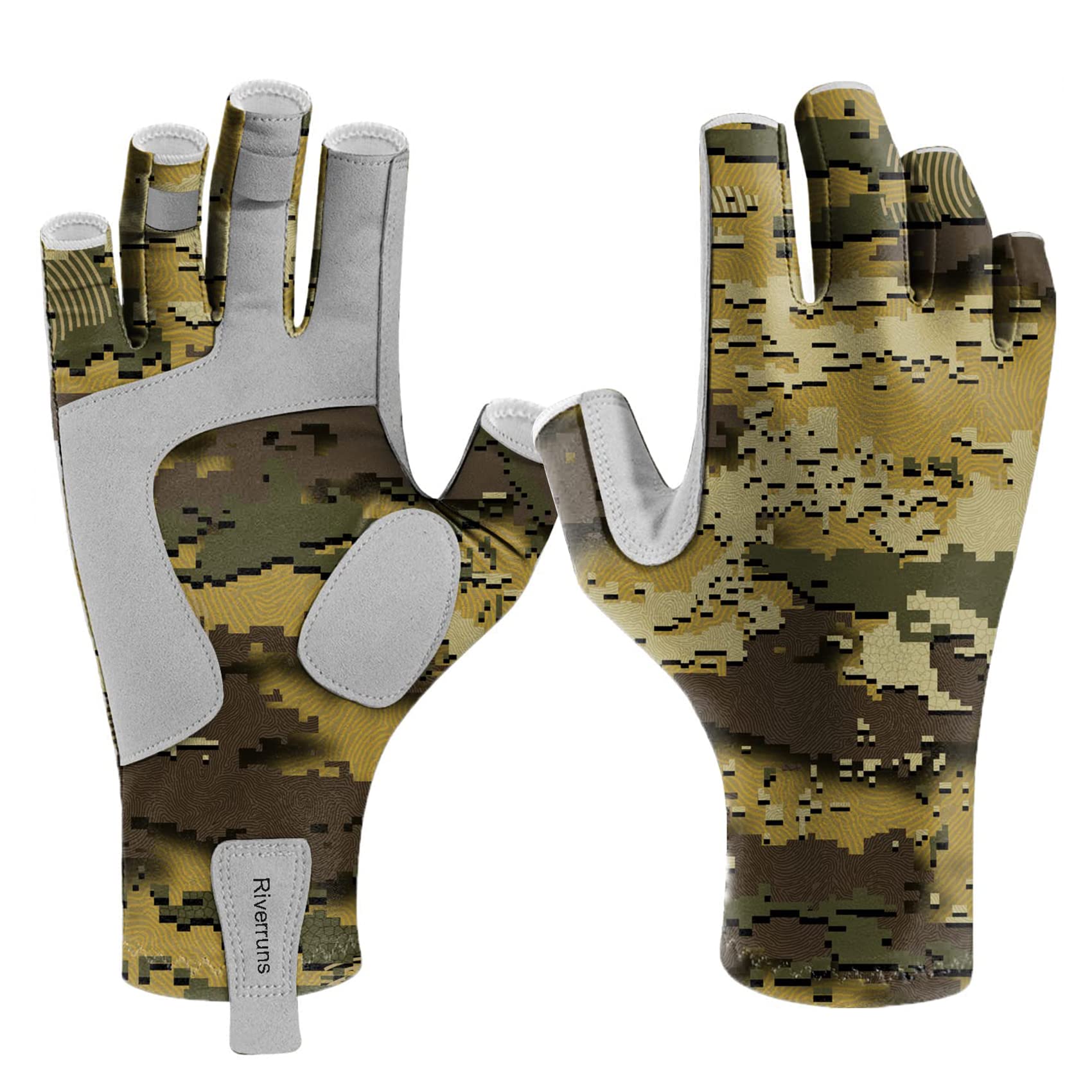 Riverruns Fingerless Fishing G - Cycling Glove Padded ulasan dan harga