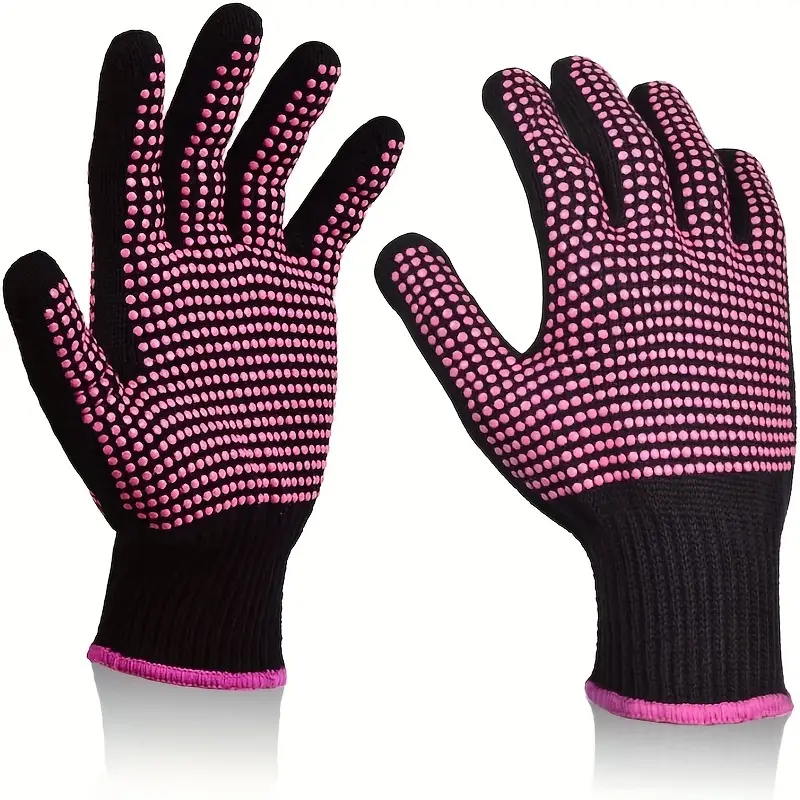 1 Pair Barbecue Anti-scald Glo - Oven Mitt Silicone ulasan dan harga