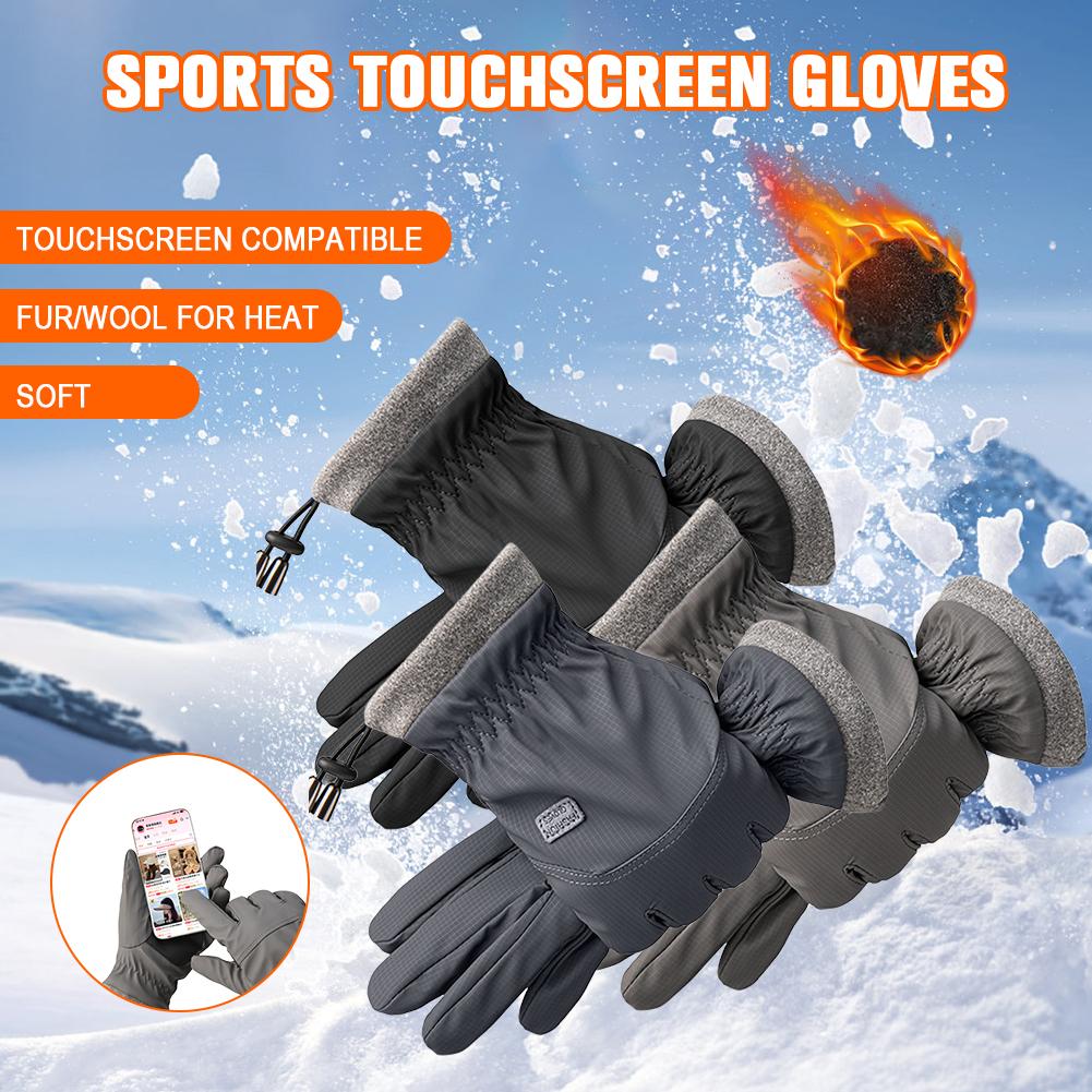 Fleece Cold-proof Cycling Glov - Winter Glove Insulated ulasan dan harga