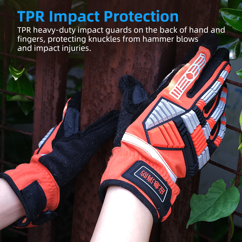 XYEHS 1 Pair TPR Impact Resist - Work Glove Impact ulasan dan harga