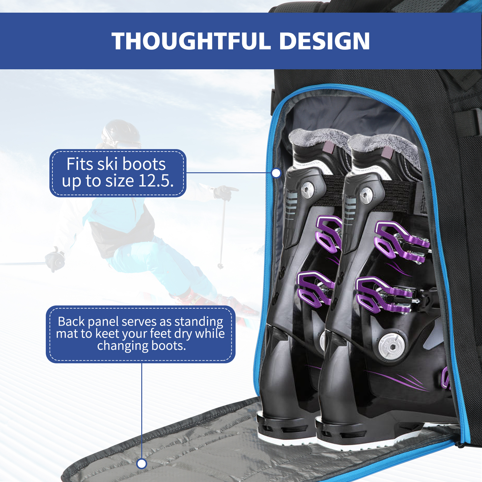 Ski Boots Bag Outdoor Skiing C - Ski Glove Waterproof ulasan dan harga