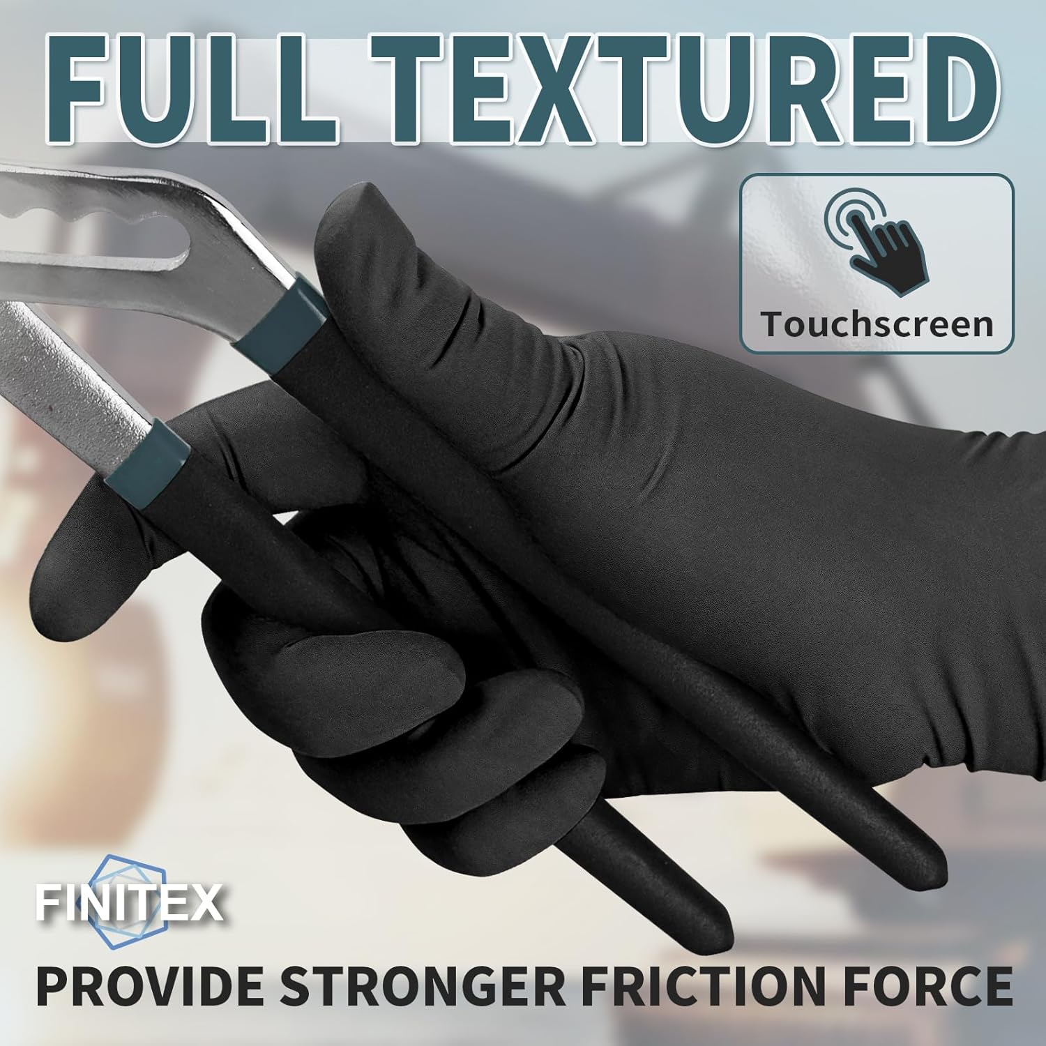Black Nitrile Disposable Glove - Exam Glove Nitrile ulasan dan harga